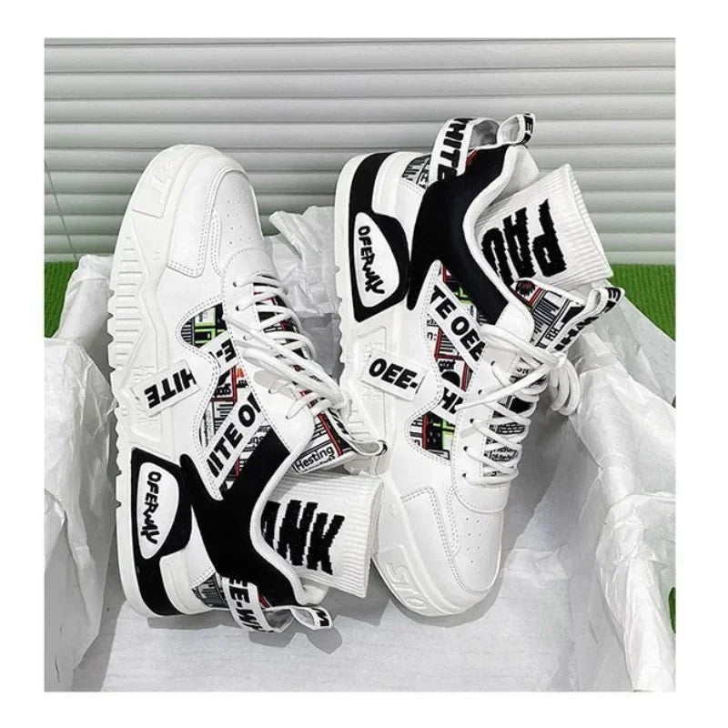 Luxury Men’s Vulcanized Sneakers – Casual Street & Running Shoes