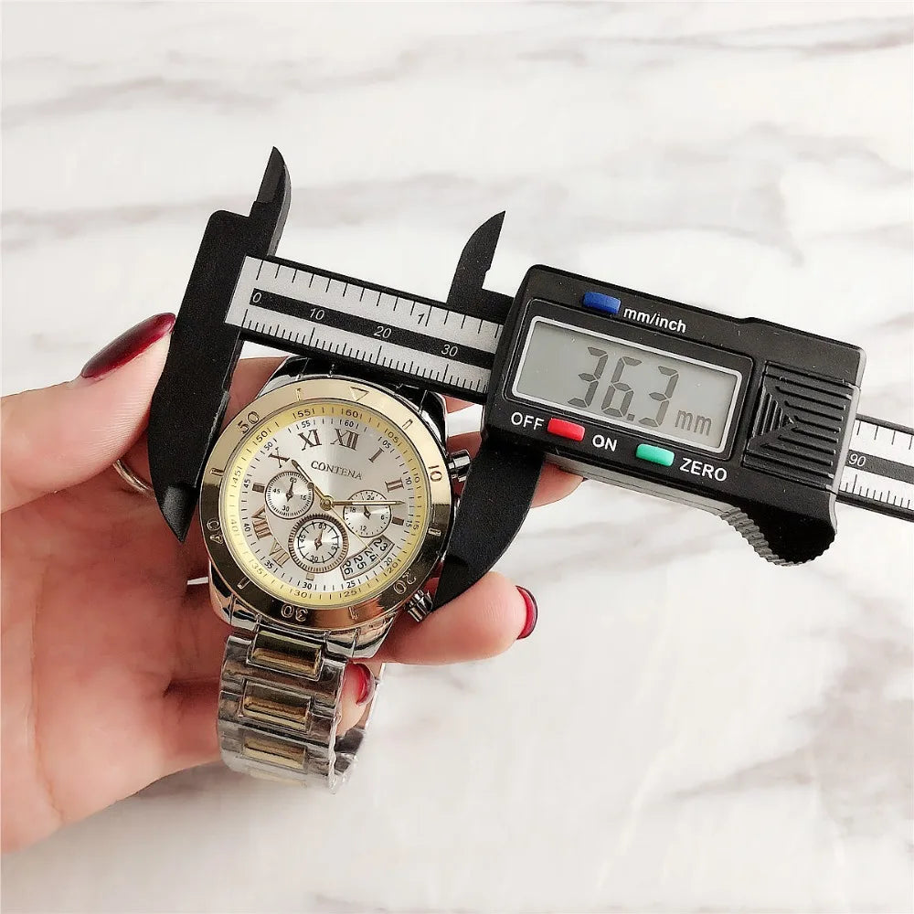 Timeless Elegance Women’s Watch | Luxury Stainless Steel