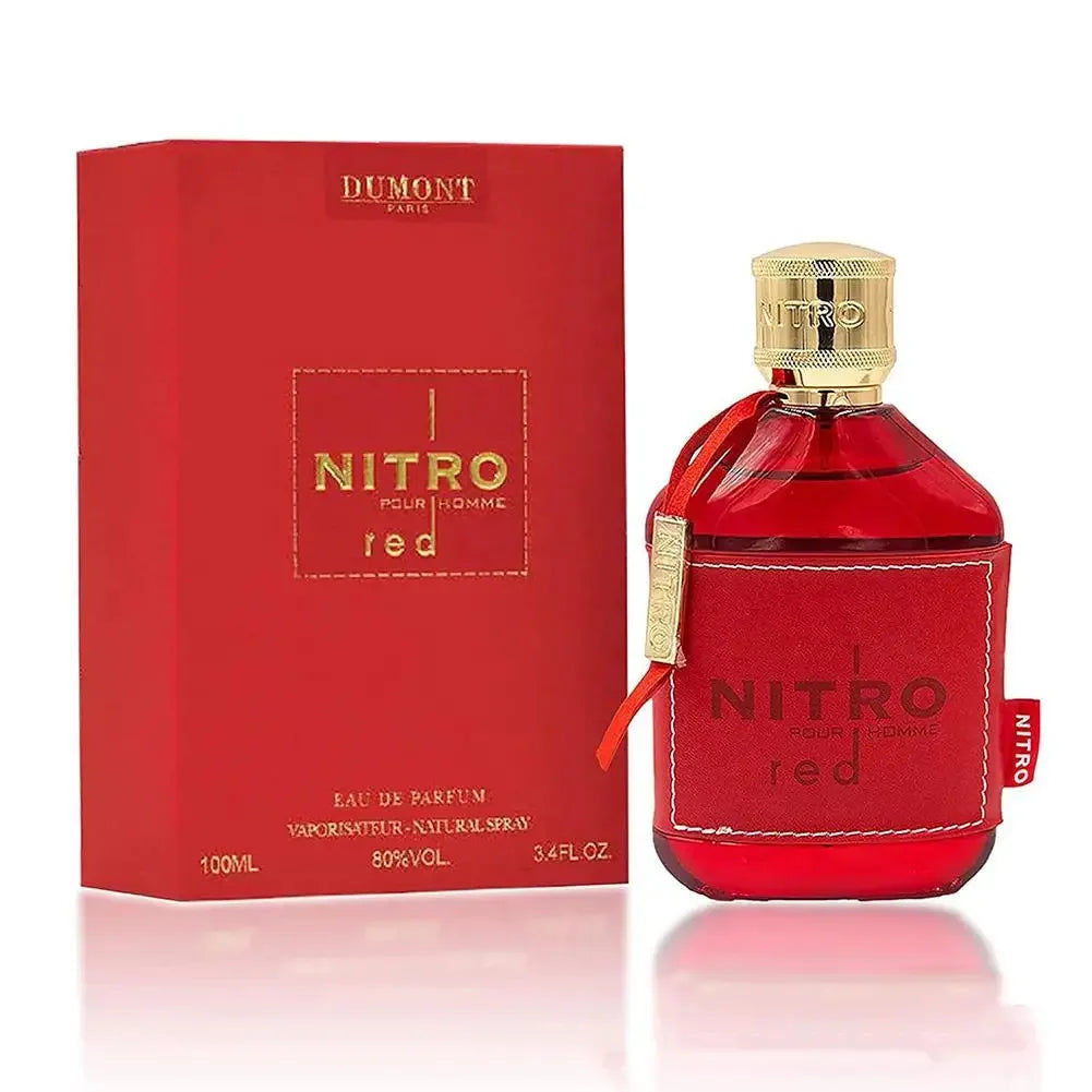 100 Ml Oz Eau De Parfum Spray Nitro Red Dumon Men's Perfume Middle East Arab Dubai Perfume Long-lasting Fragrance High Quality