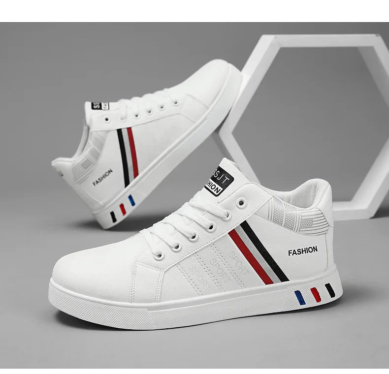 Men’s Minimal Luxury Sneakers – Casual Everyday Comfort (Big Sizes Available)