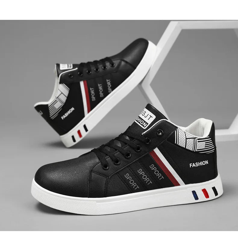 Men’s Minimal Luxury Sneakers – Casual Everyday Comfort (Big Sizes Available)