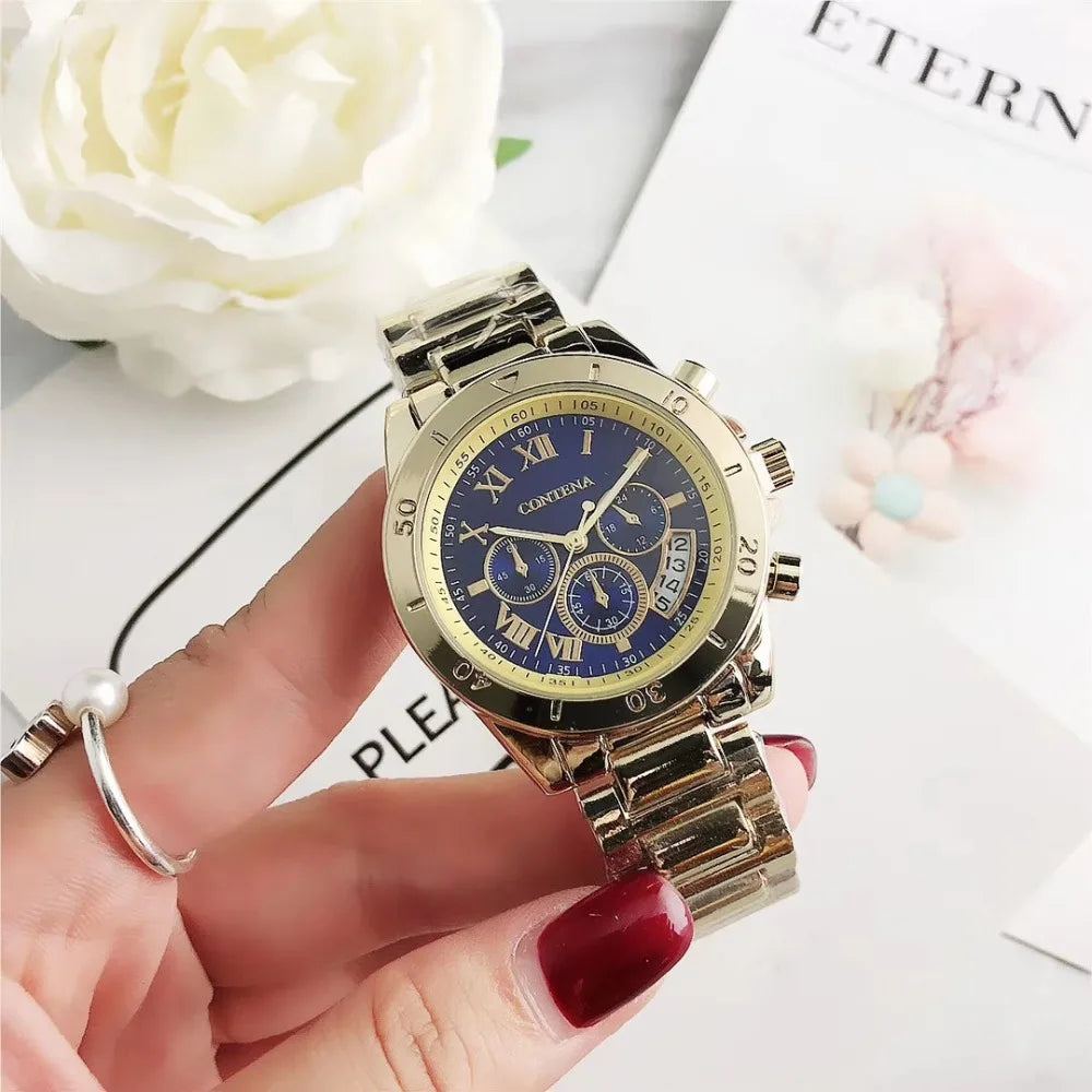 Timeless Elegance Women’s Watch | Luxury Stainless Steel
