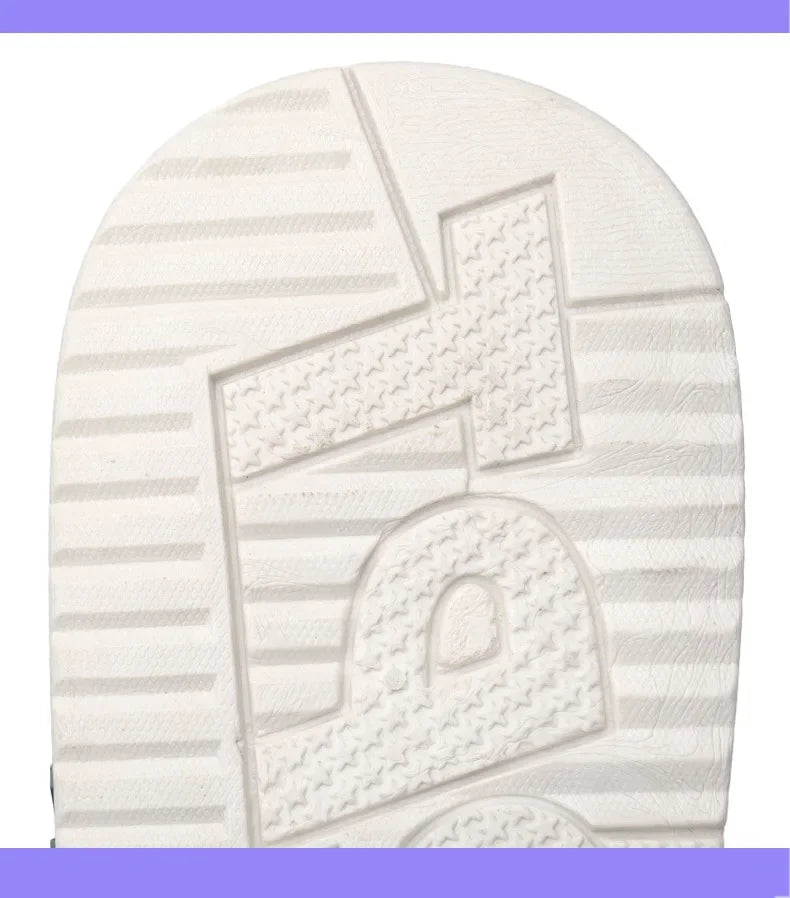 Luxury High-Top Leather Sneakers – Color Block Design | Thick Sole Streetwear