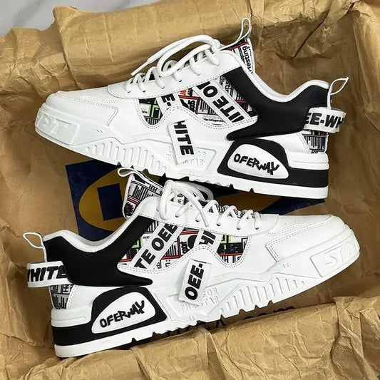 Luxury Men’s Vulcanized Sneakers – Casual Street & Running Shoes