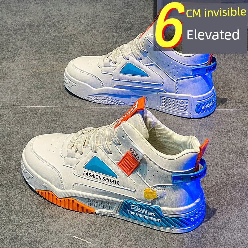 Luxury High-Top Men’s Sneakers – Hidden Heel | Fall & Winter Streetwear