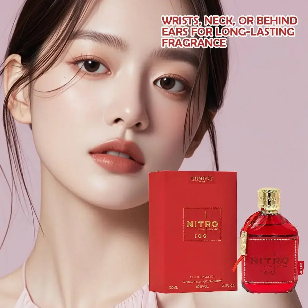 100 Ml Oz Eau De Parfum Spray Nitro Red Dumon Men's Perfume Middle East Arab Dubai Perfume Long-lasting Fragrance High Quality