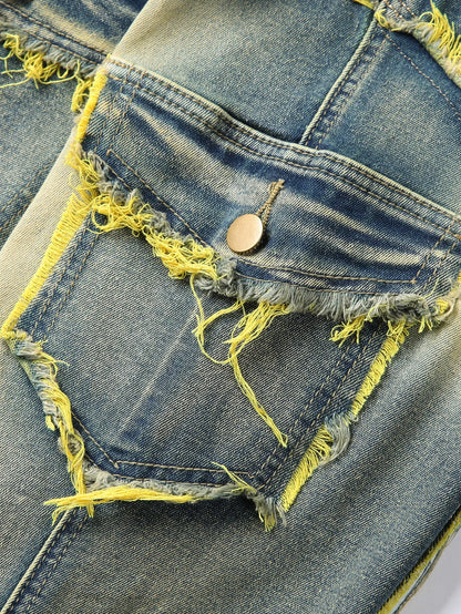 Stylist Frantz – Signature Stacked Distressed Denim (Urban Edition)