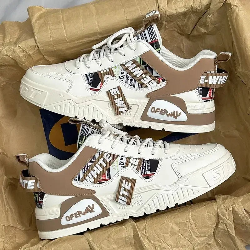 Luxury Men’s Vulcanized Sneakers – Casual Street & Running Shoes