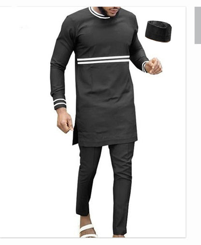 STYLIST FRANTZ™ African Traditional Men’s Suit – Premium Cultural Outfit