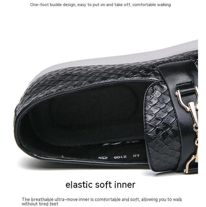 Imperial Double Buckle Loafers – Luxury British Leather Dress Shoes for Men