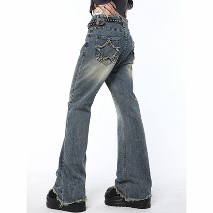 Stylist Frantz – Women’s Micro Flare Jeans | Vintage Street Style
