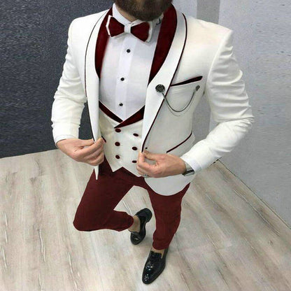 Luxury Groom Tuxedo Suit by Stylist Frantz