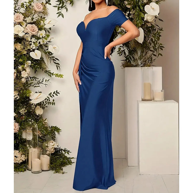STYLIST FRANTZ™ Custom Luxury Embroidered Maxi Dress – Handmade Couture Edition