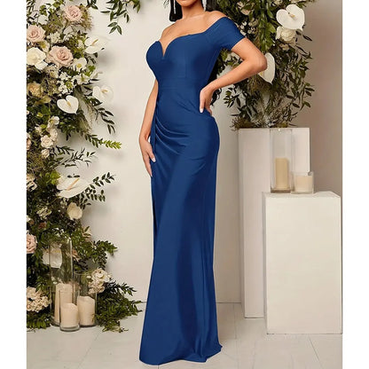 STYLIST FRANTZ™ Custom Luxury Embroidered Maxi Dress – Handmade Couture Edition