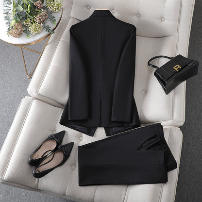 Women’s Business Wear Overall Suit – Designed & Handcrafted by Stylist Frantz