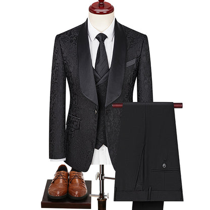 Stylist Frantz Signature Jacquard Suit – Premium Wedding & Formal Wear