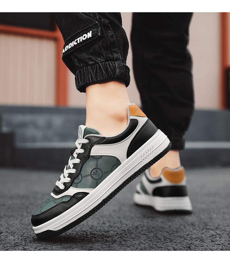 STYLIST FRANTZ™ Fashion Colorblock Sports Sneakers – Breathable Casual Men’s Shoes