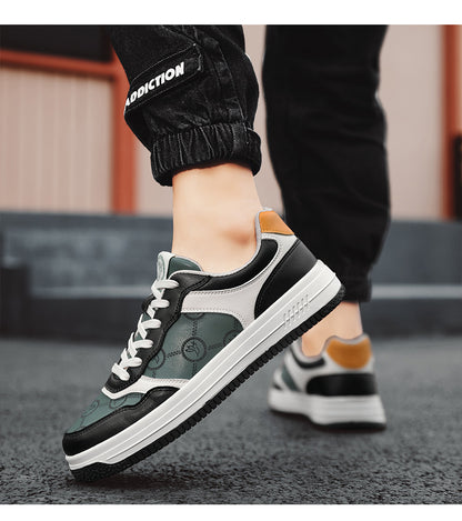 STYLIST FRANTZ™ Fashion Colorblock Sports Sneakers – Breathable Casual Men’s Shoes