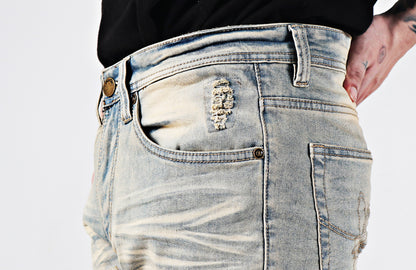 Stylist Frantz Vintage Street Jeans – Elastic Fit, Premium Denim (Free Alteration)