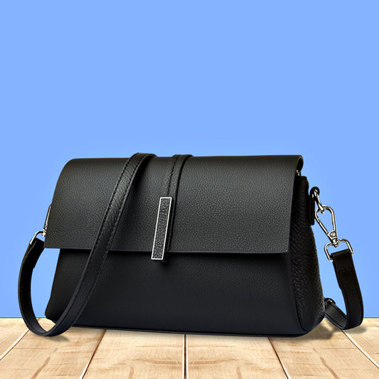 Women's Cowhide Tote Bag Simple Shoulder Messenger Bag