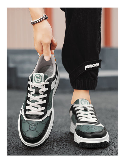 STYLIST FRANTZ™ Fashion Colorblock Sports Sneakers – Breathable Casual Men’s Shoes