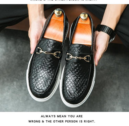 Imperial Double Buckle Loafers – Luxury British Leather Dress Shoes for Men