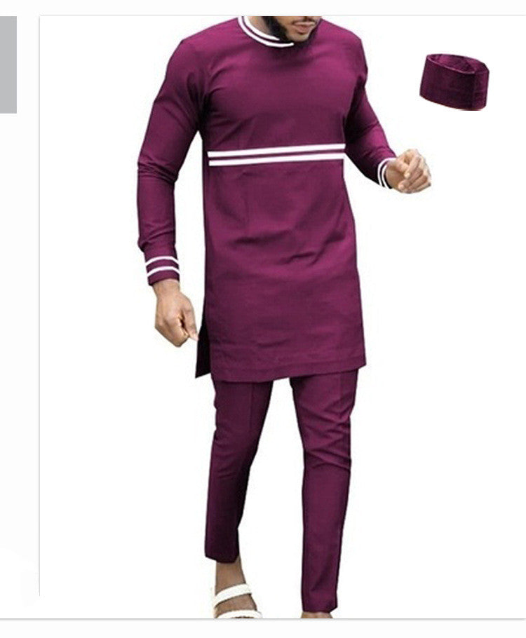 STYLIST FRANTZ™ African Traditional Men’s Suit – Premium Cultural Outfit