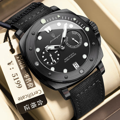 STYLIST FRANTZ™ Luxury Men’s Quartz Watch – Waterproof & Luminous