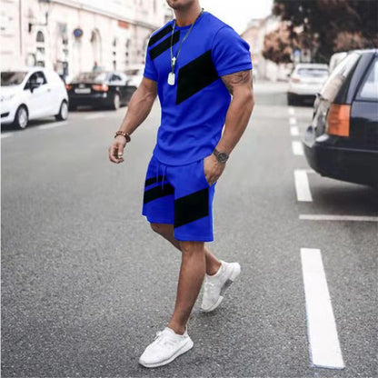 STYLIST FRANTZ™ Urban Luxe Two-Piece Set – Relaxed Fit T-Shirt & Shorts