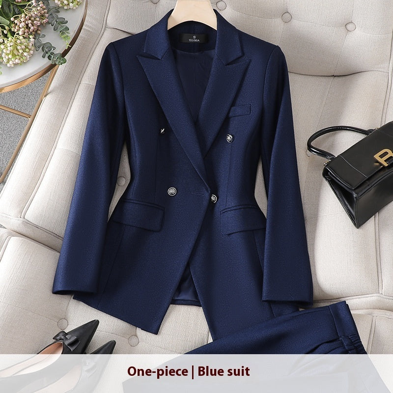 Women’s Business Wear Overall Suit – Designed & Handcrafted by Stylist Frantz