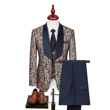 Stylist Frantz Signature Jacquard Suit – Premium Wedding & Formal Wear