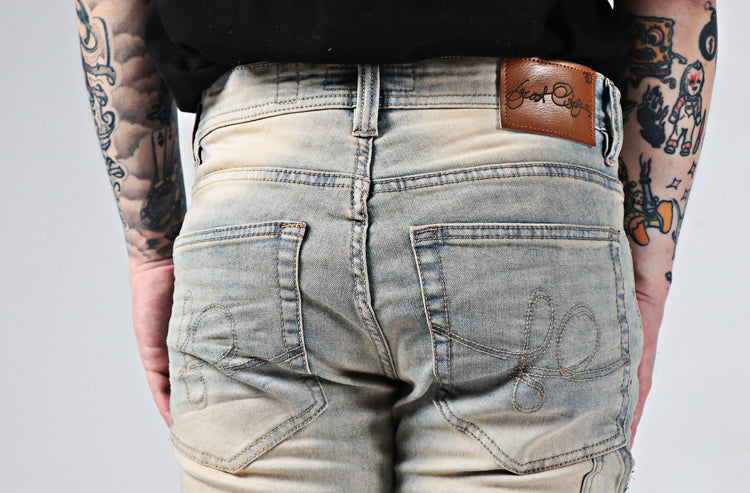Stylist Frantz Vintage Street Jeans – Elastic Fit, Premium Denim (Free Alteration)