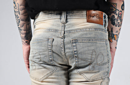 Stylist Frantz Vintage Street Jeans – Elastic Fit, Premium Denim (Free Alteration)