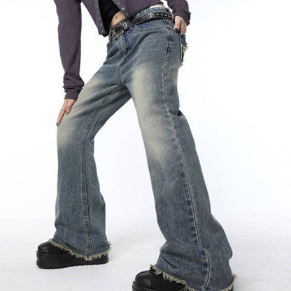 Stylist Frantz – Women’s Micro Flare Jeans | Vintage Street Style