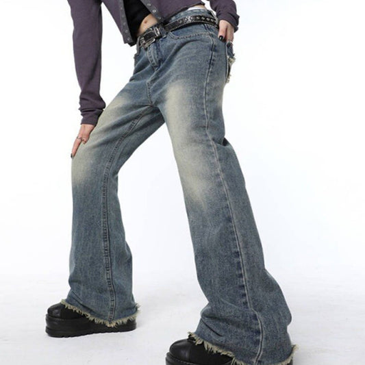 Stylist Frantz – Women’s Micro Flare Jeans | Vintage Street Style