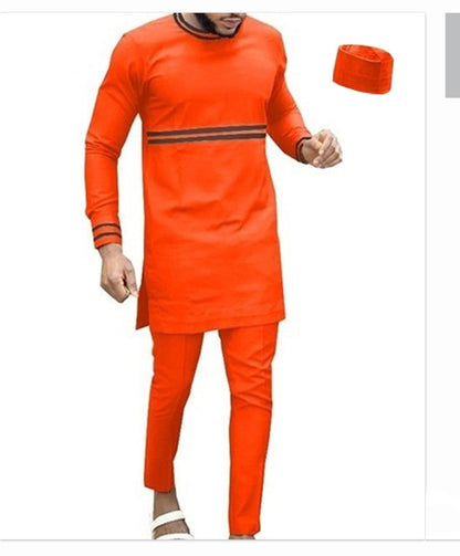 STYLIST FRANTZ™ African Traditional Men’s Suit – Premium Cultural Outfit