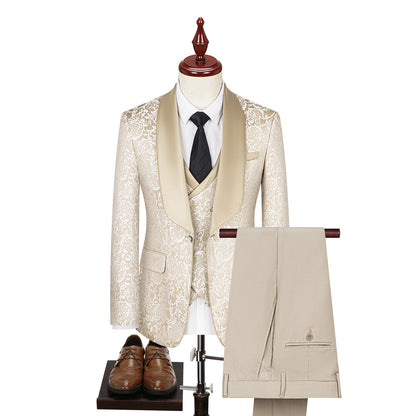 Stylist Frantz Signature Jacquard Suit – Premium Wedding & Formal Wear