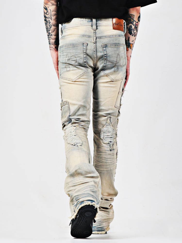 Stylist Frantz Vintage Street Jeans – Elastic Fit, Premium Denim (Free Alteration)