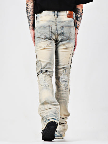 Stylist Frantz Vintage Street Jeans – Elastic Fit, Premium Denim (Free Alteration)