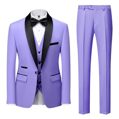 STYLIST FRANTZ™ Luxury Three-Piece Men’s Suit – Peak Lapel Formal Edition