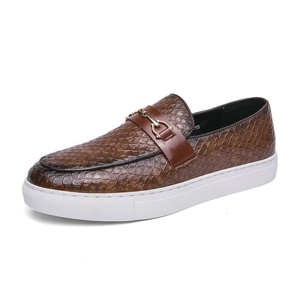 Imperial Double Buckle Loafers – Luxury British Leather Dress Shoes for Men
