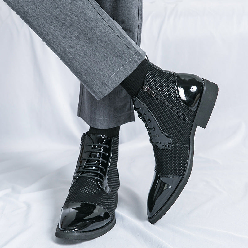 STYLIST FRANTZ™ Elite Leather Dress Boots – Executive Business & Wedding Edition