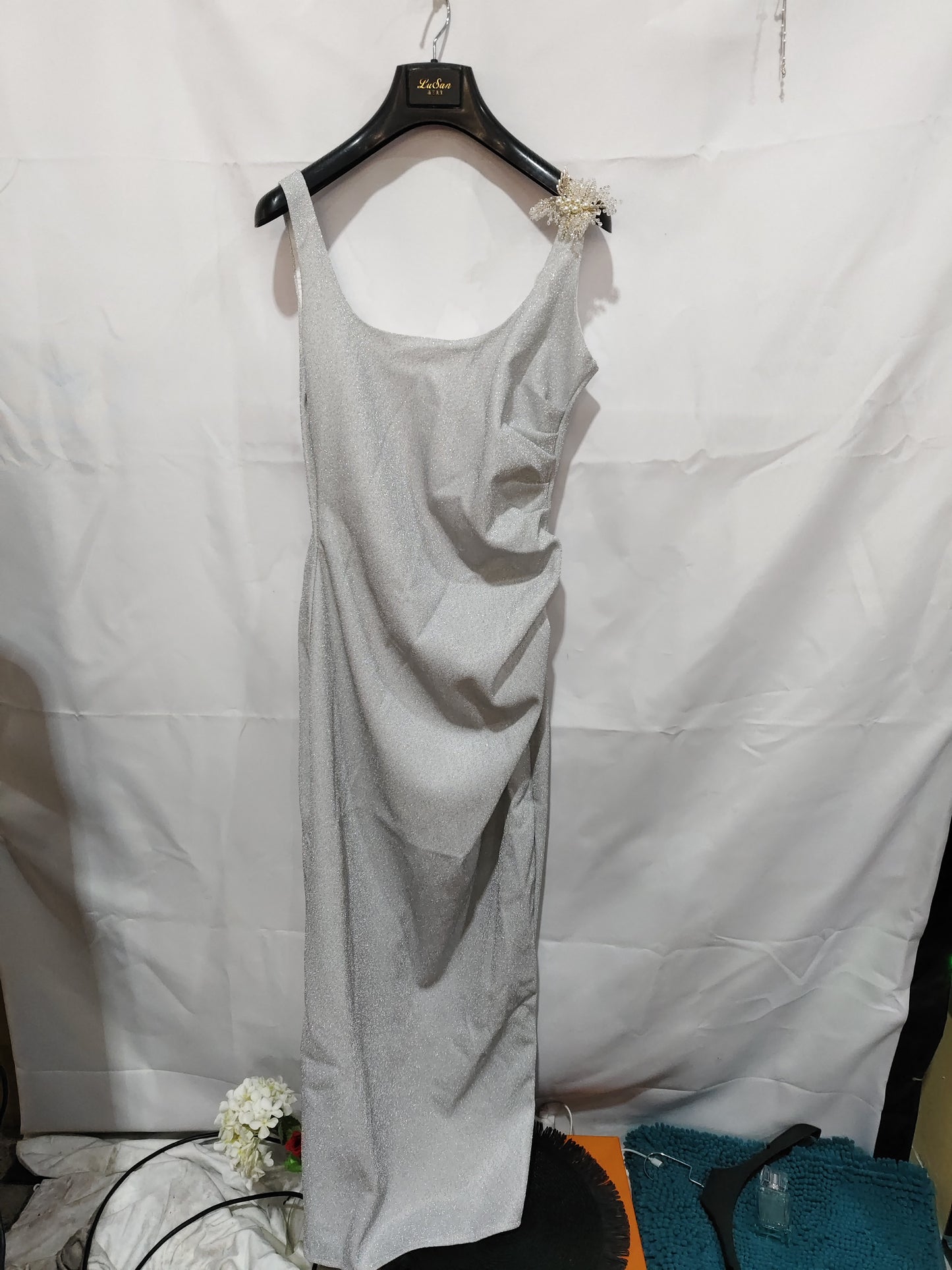 Sexy Party Light Luxury Diamond Shiny Dress